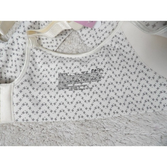 Hanes Womens White Signature SmoothTec 4 Way Stretch Convertible Strap Bra Sz L+ - Picture 6 of 6